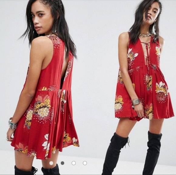 Free People Dresses & Skirts - Free People Lovely Day Printed Tunic Dress